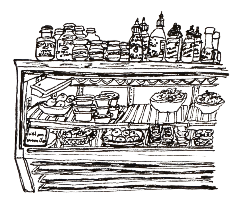 a l✪cal deli fridge